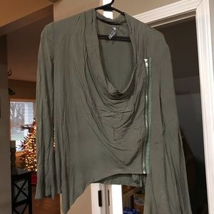 Army Green Zip Jacket